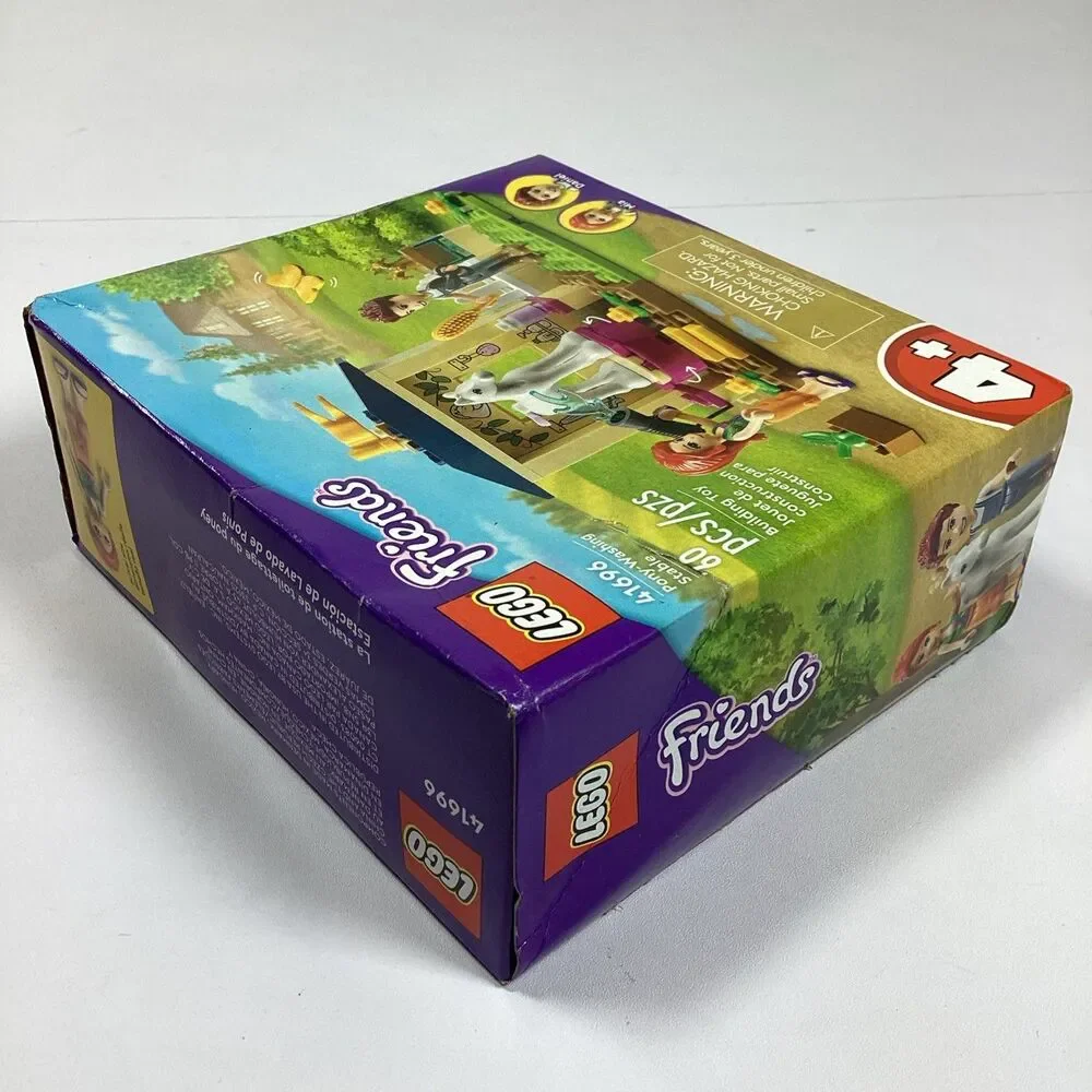 Lego Friends Pony Washing Stable Kit 41696 Building Toy Mia Daniel Minifig New